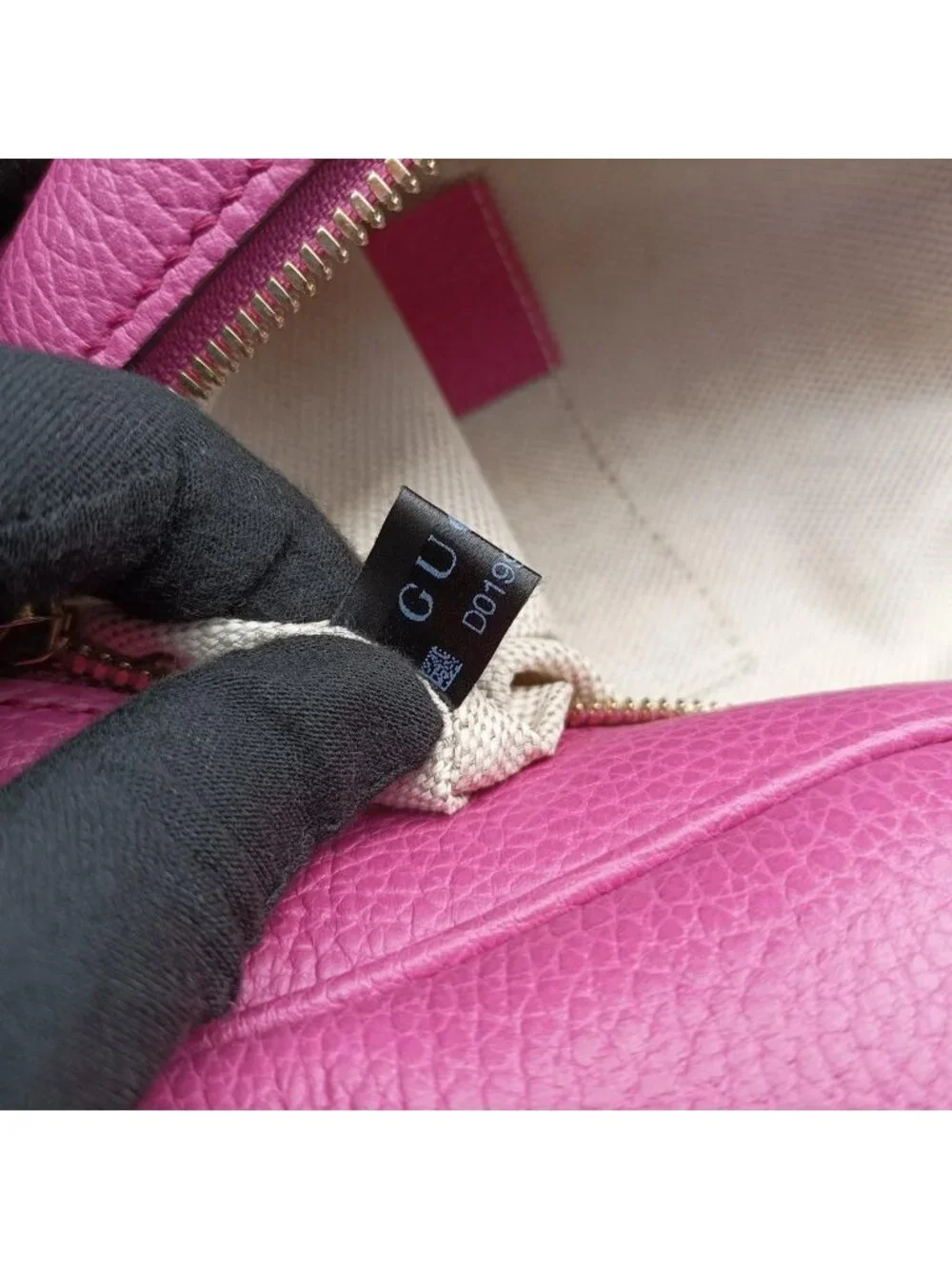 Gucci Soho Rose Red Leather Backpack
